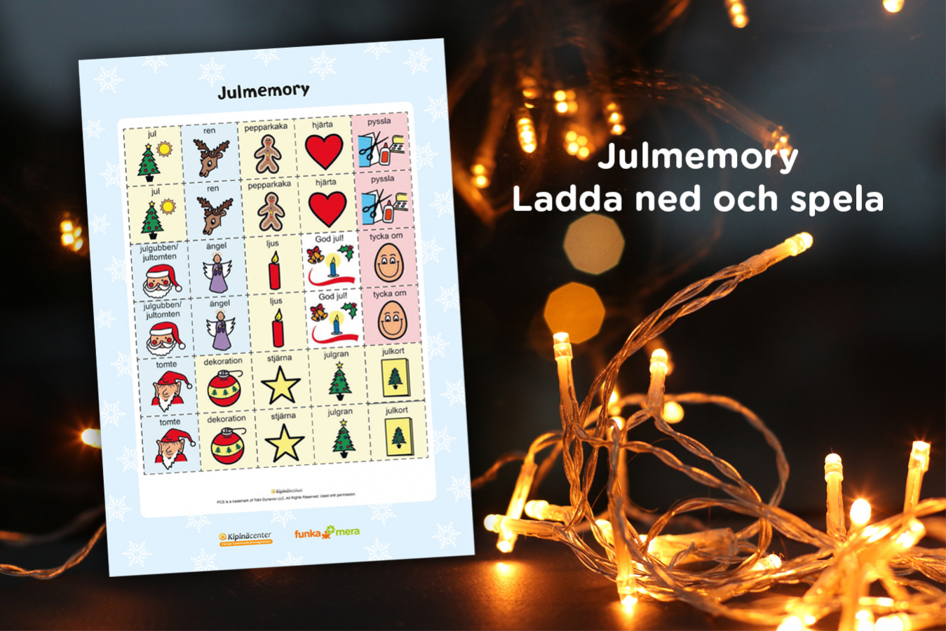 Julmemory - med bildstöd