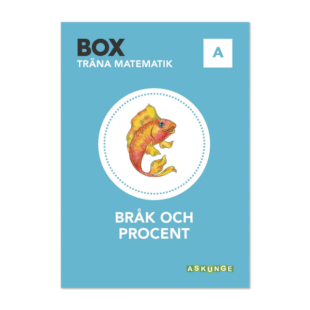 Övningshäfte, BOX Träna Bråk & Procent