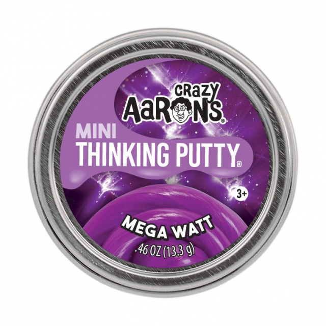 Crazy Aaron’s Mega Watt – miniburksförpackning i neonlila