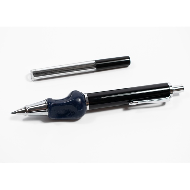 Tyngdpenna med penngrepp, blyertsstift