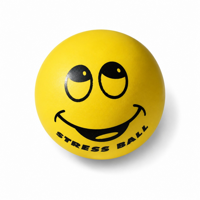 Stressboll Smiley, tung