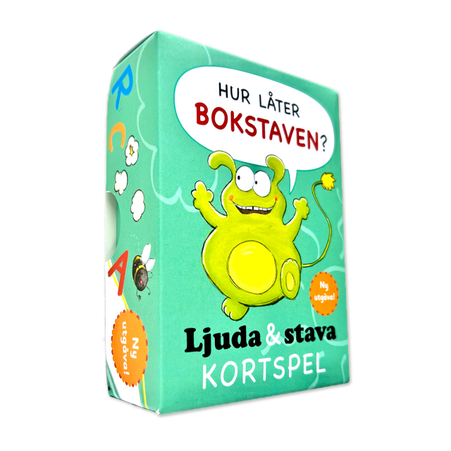 Hur låter bokstaven? - Kortspel, Ljuda och stava