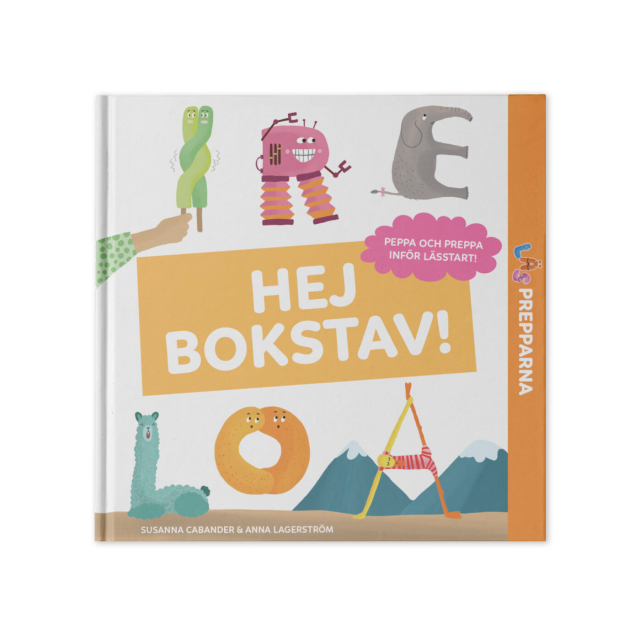 Omslag på boken Hej bokstav