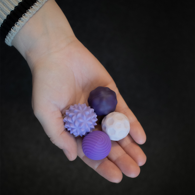 Magnetiska bollar, 4-pack