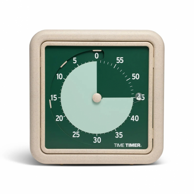 Time Timer RETRO Eco Edition Green Land – tydlig visuell nedräkning