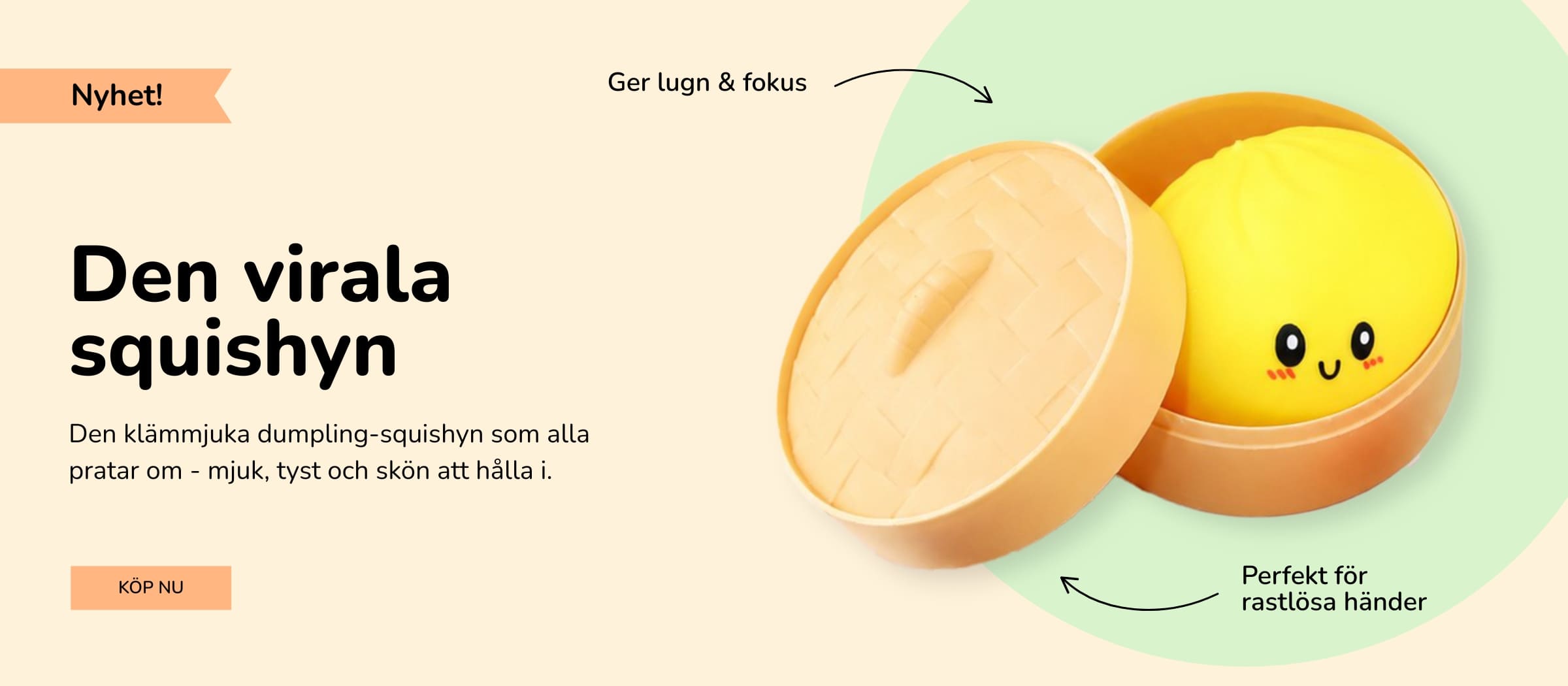 Squishy dumpling - för lugn och ro