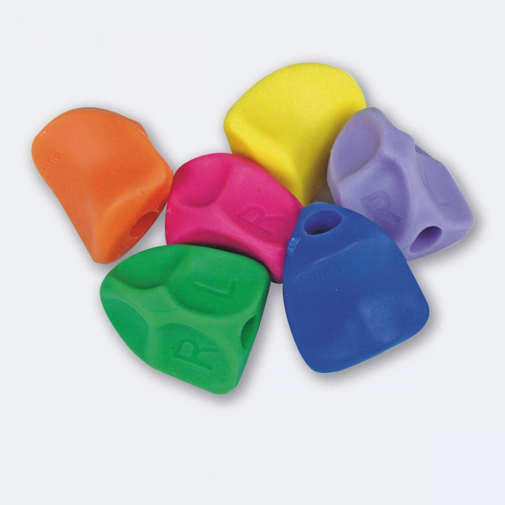 Färgglada penngrepp Solo Grip för rätt skrivgrepp