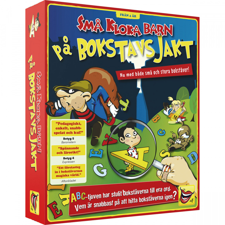 Pedagogiskt spel för barn att lära bokstäver