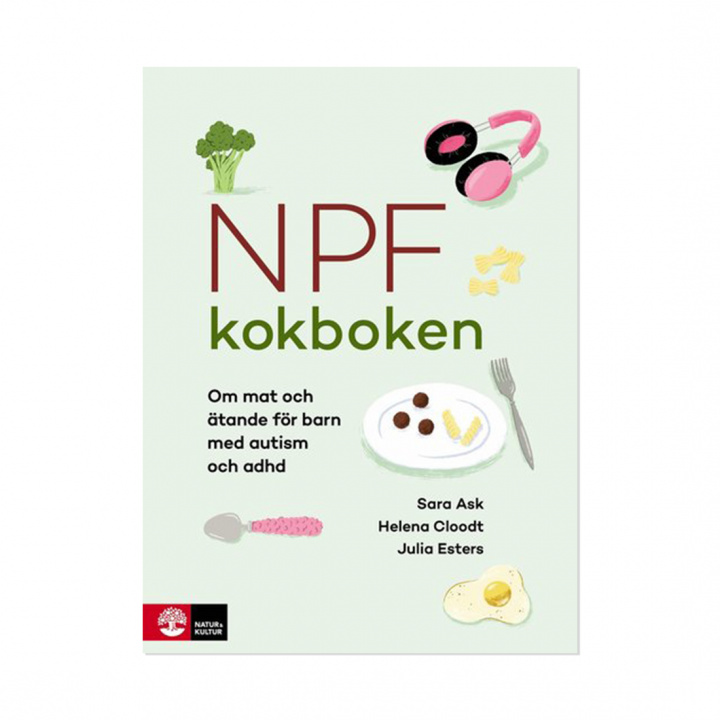Framsida till NPF-kokboken, bok om selektivt ätande och NPF